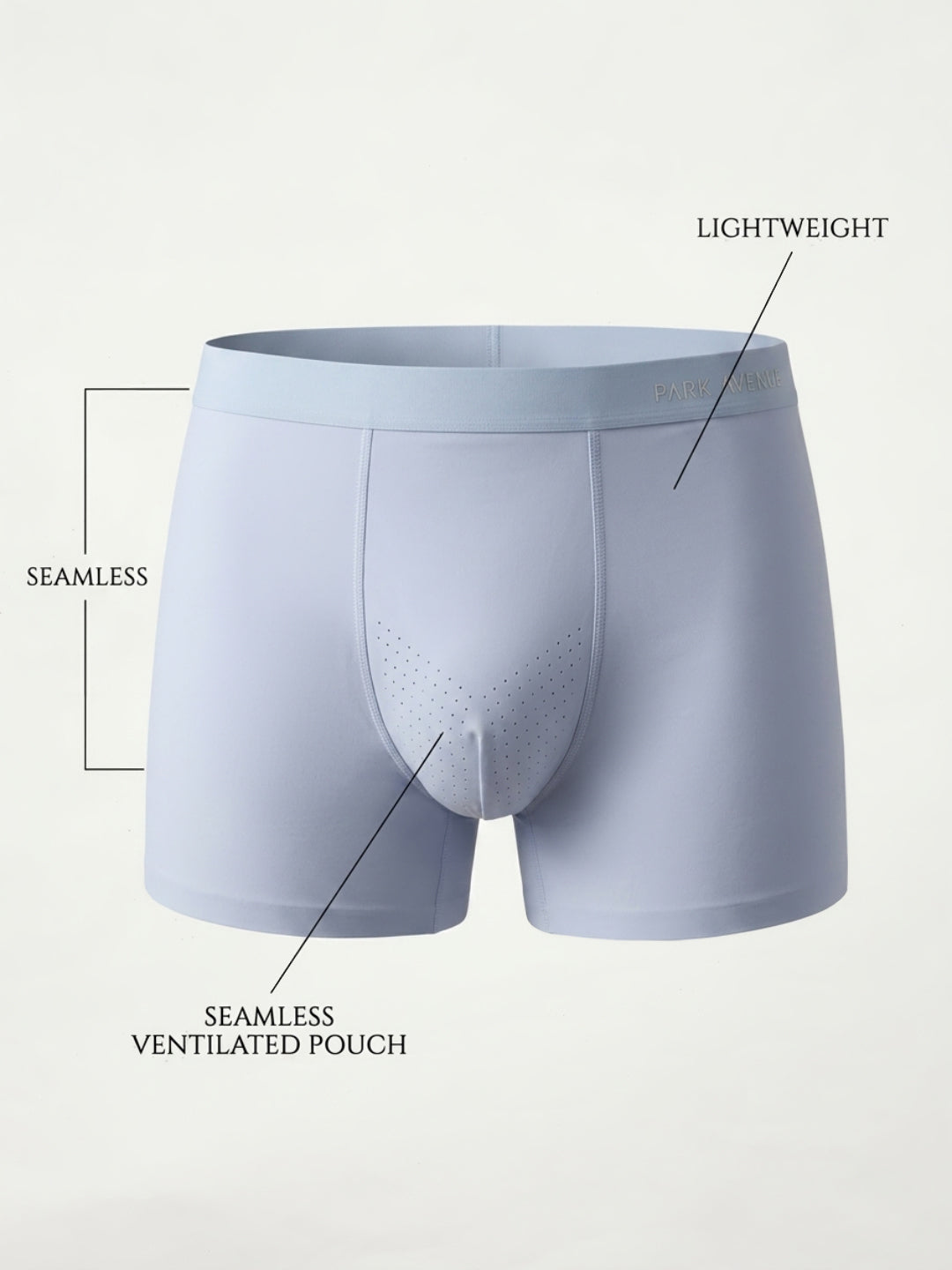 Park Avenue Men Blue Polyester Blend Trunk