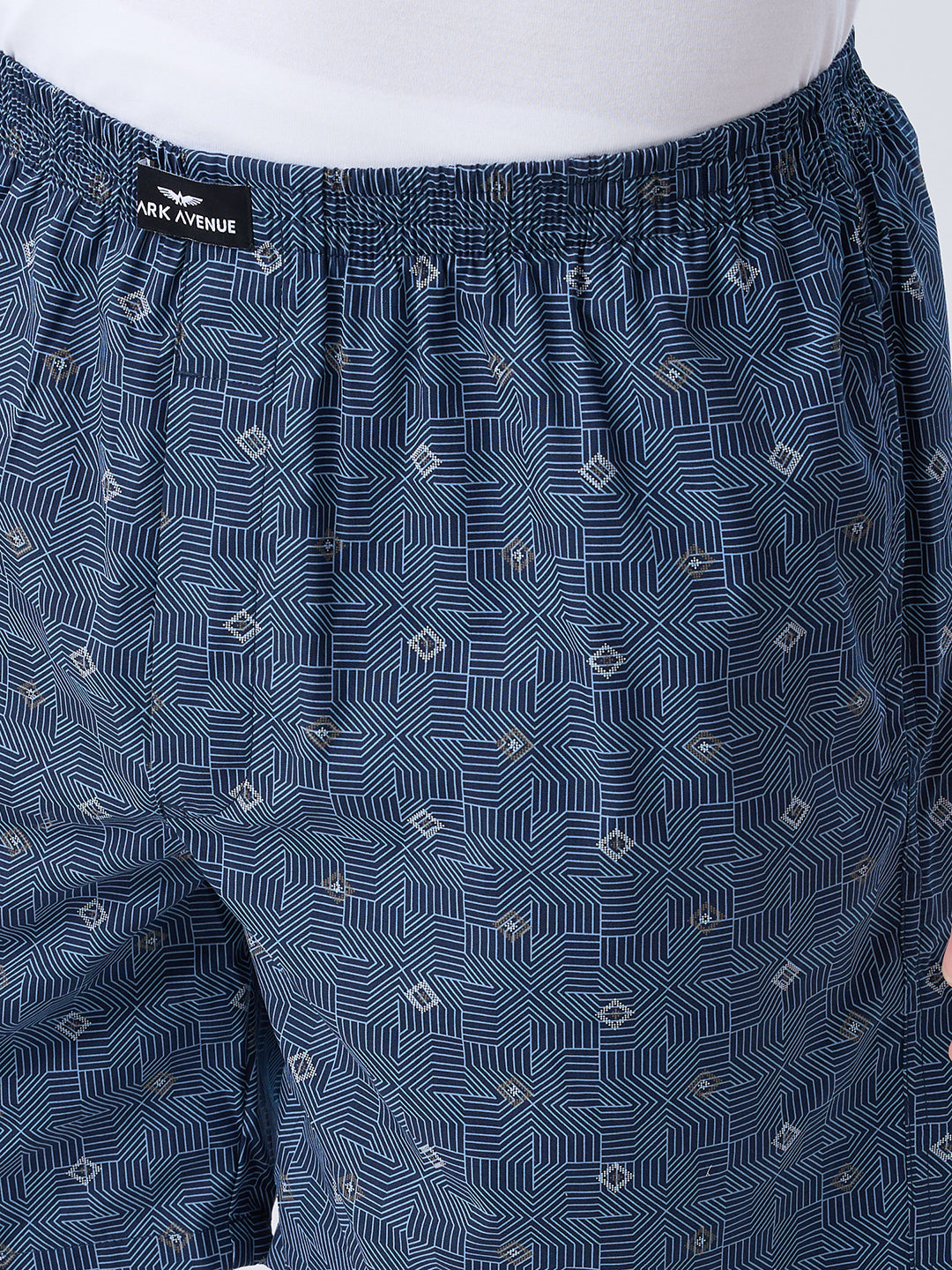 Park Avenue Men Blue Cotton Boxer