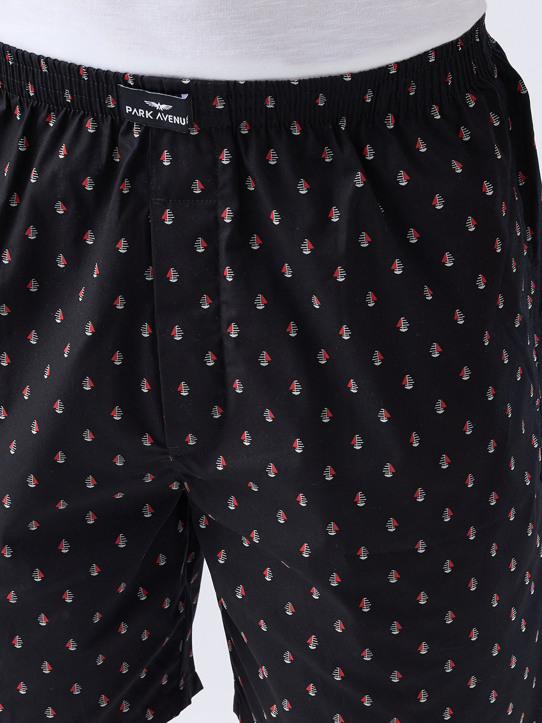 Park Avenue Men Black Cotton Boxer