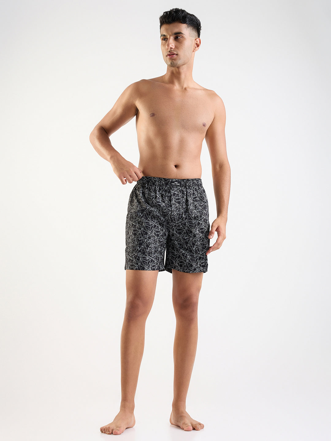 Park Avenue Men Multicolour Cotton Boxer Short Pack of 2