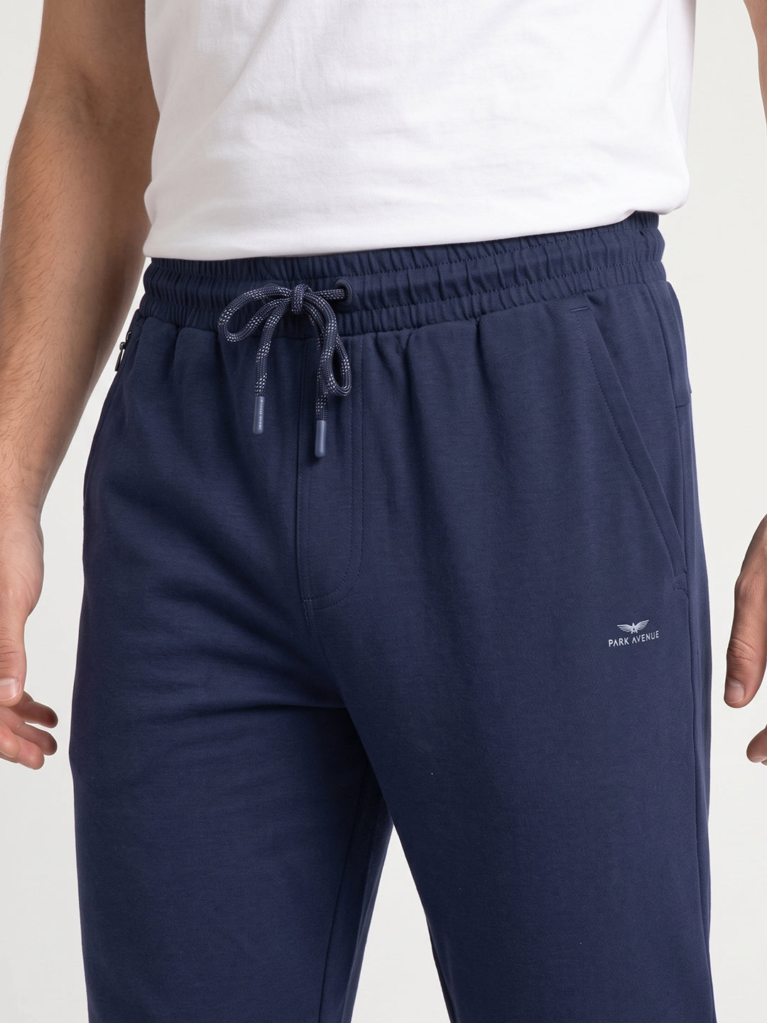 Park Avenue Men Blue Trackpant