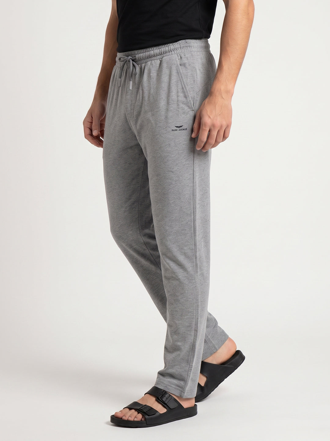 Park Avenue Men Grey Trackpant