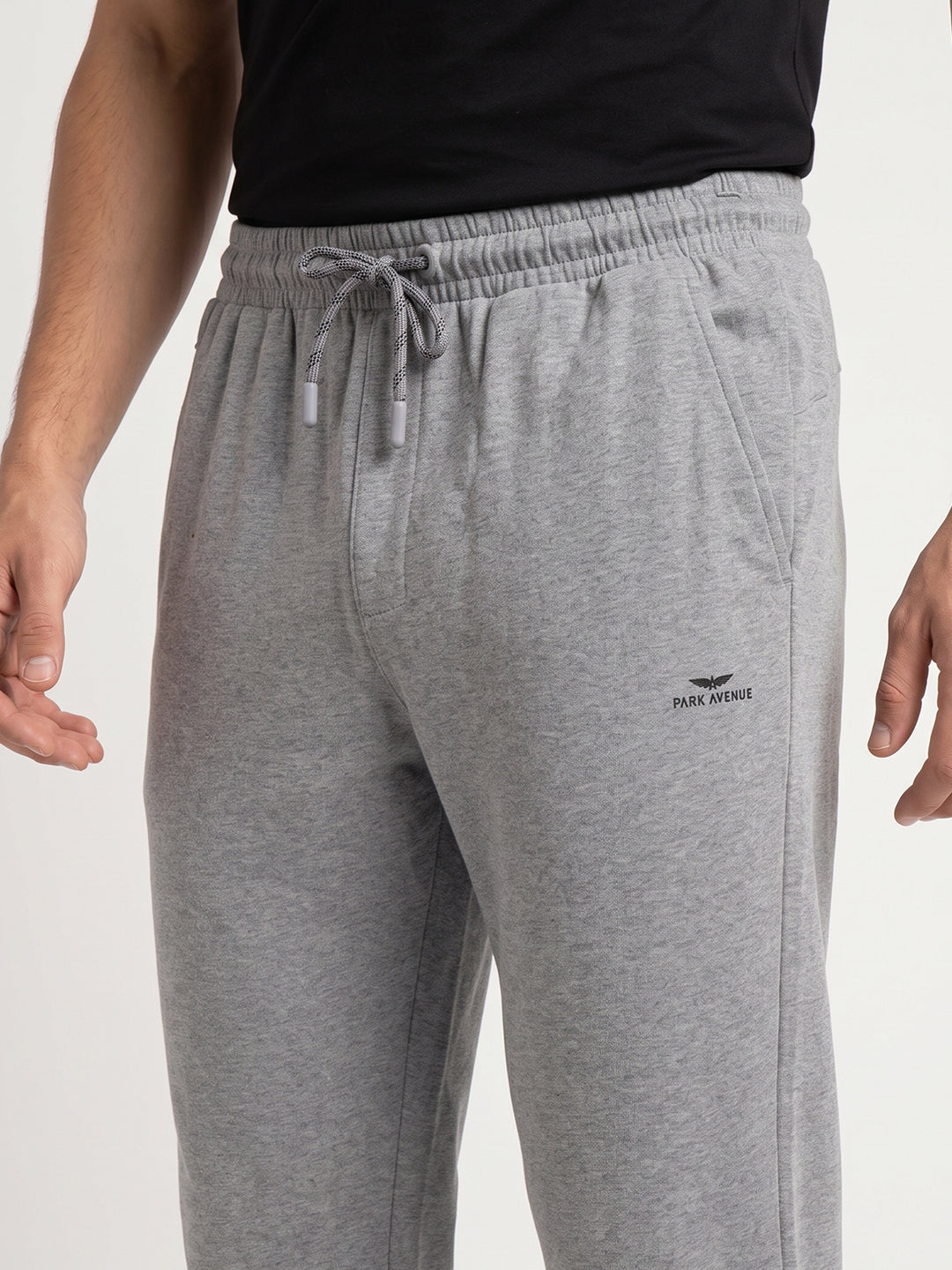 Park Avenue Men Grey Trackpant