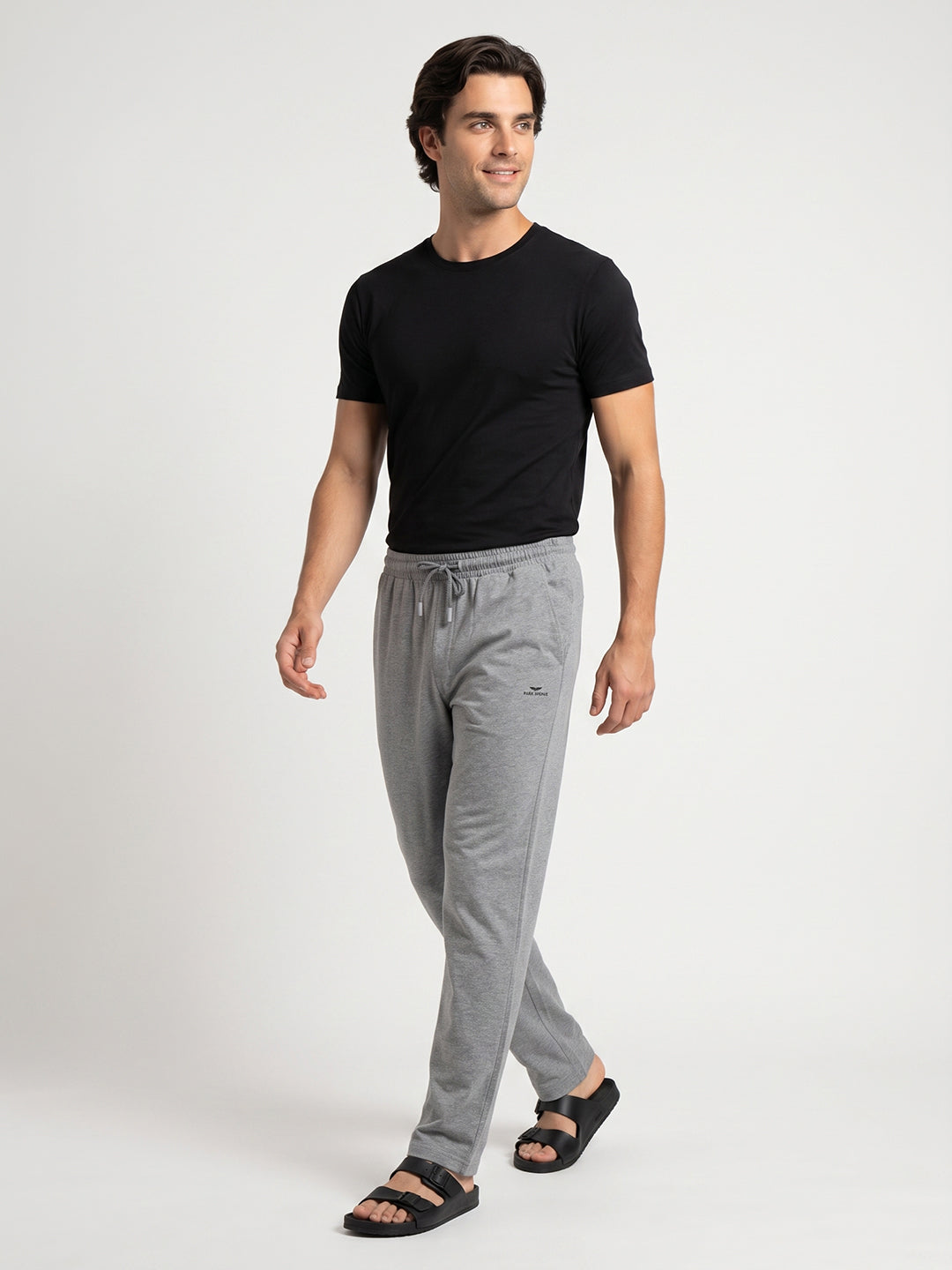 Park Avenue Men Grey Trackpant