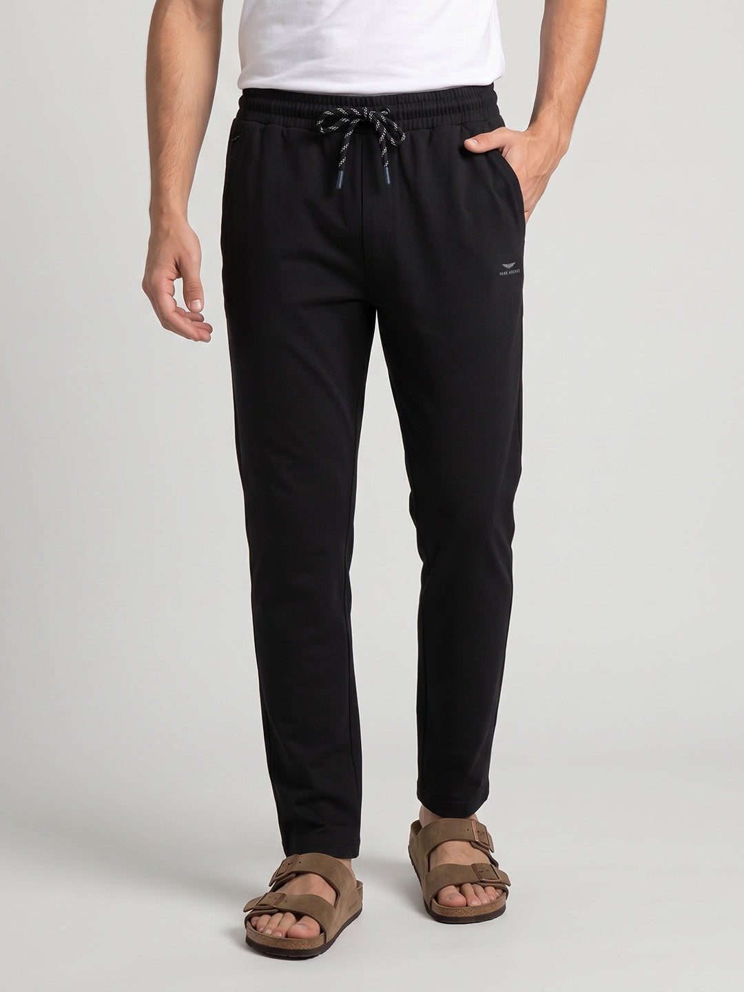 Park Avenue Men Black Trackpant