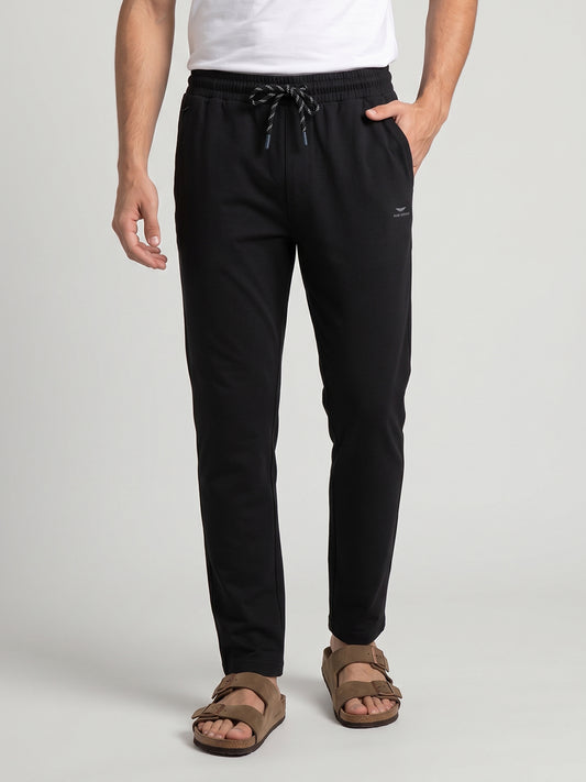 Park Avenue Men Black Trackpant