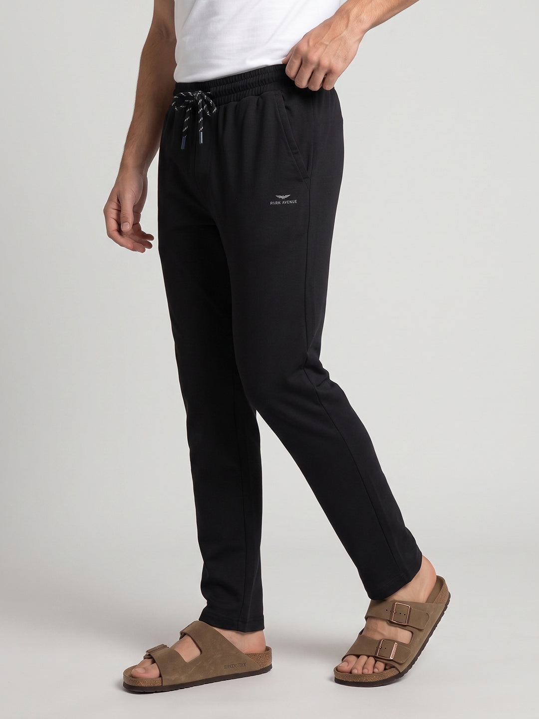 Park Avenue Men Black Trackpant