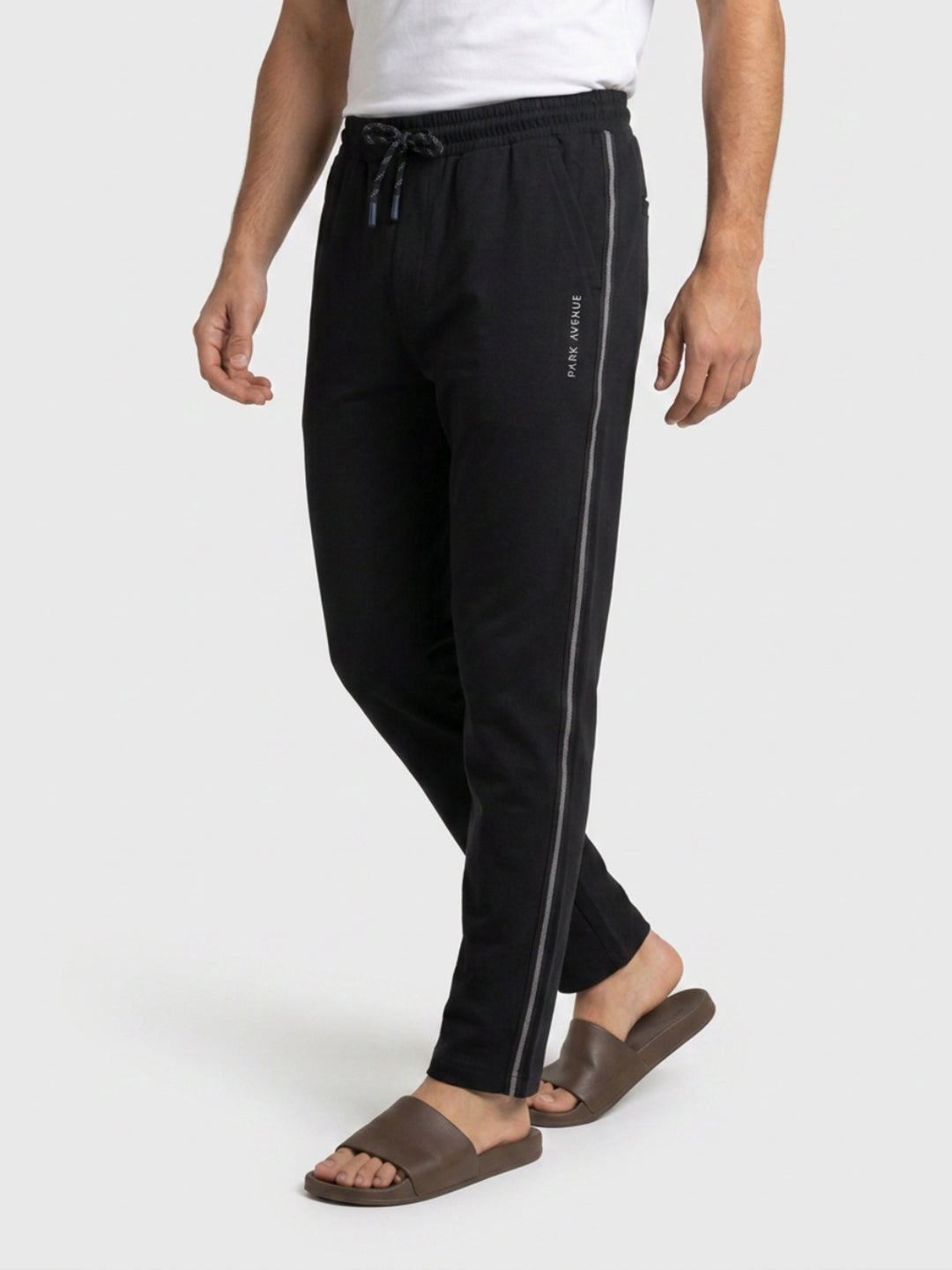 Park Avenue Men Black Trackpant