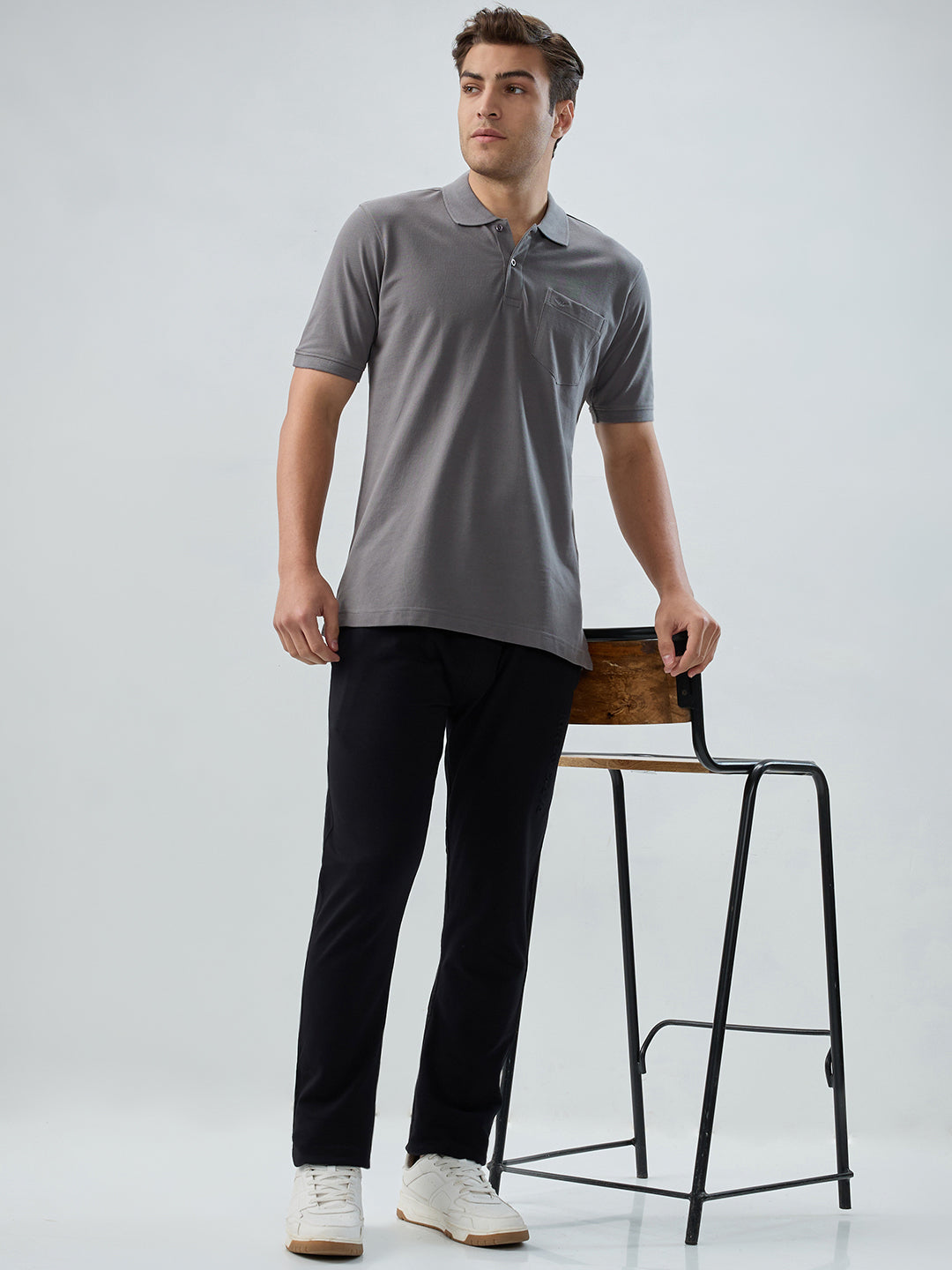 Park Avenue Men Blue Trackpant