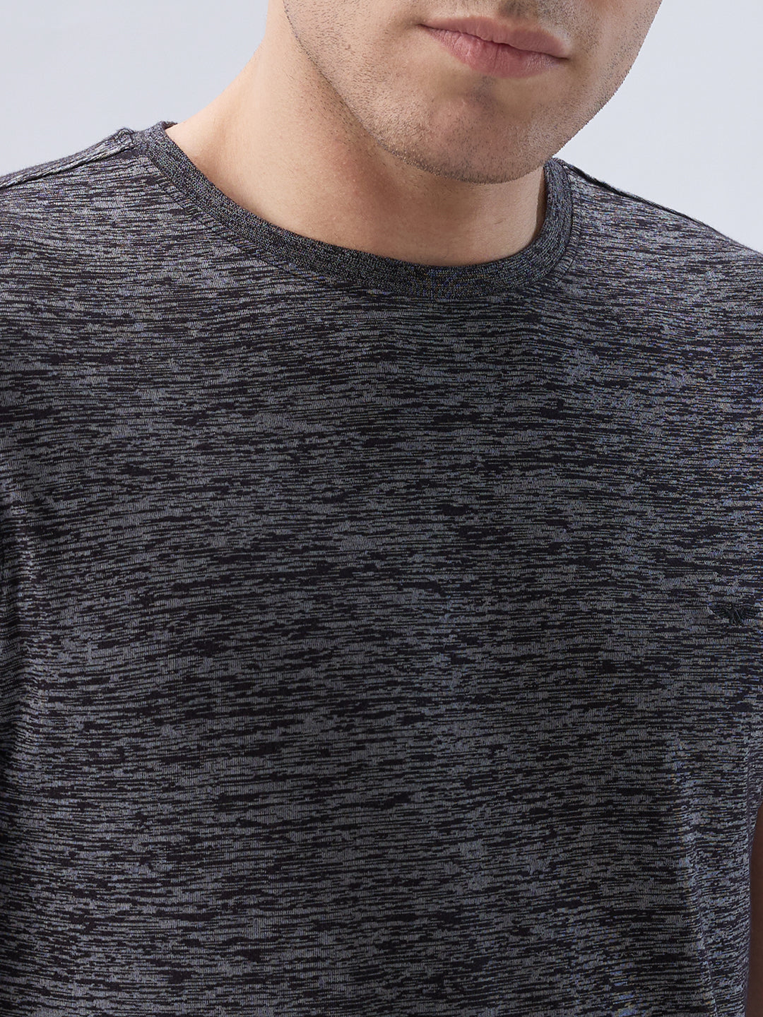 Park Avenue Men Grey T-Shirt