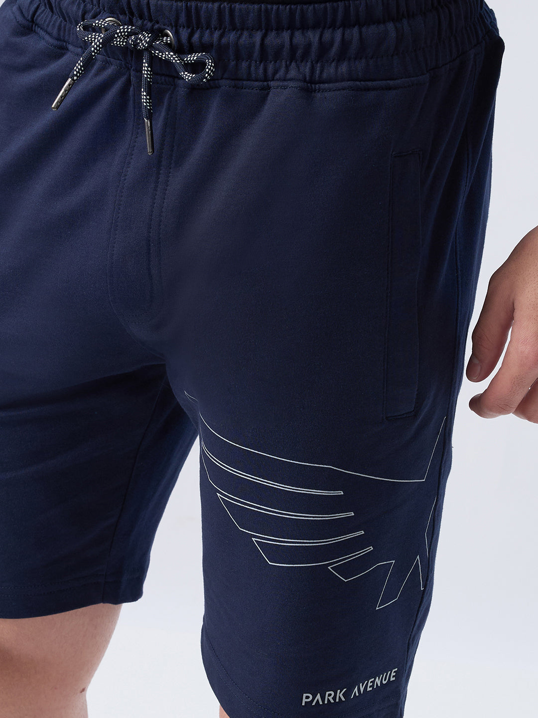 Park Avenue Men Blue Cotton Blend Boxer