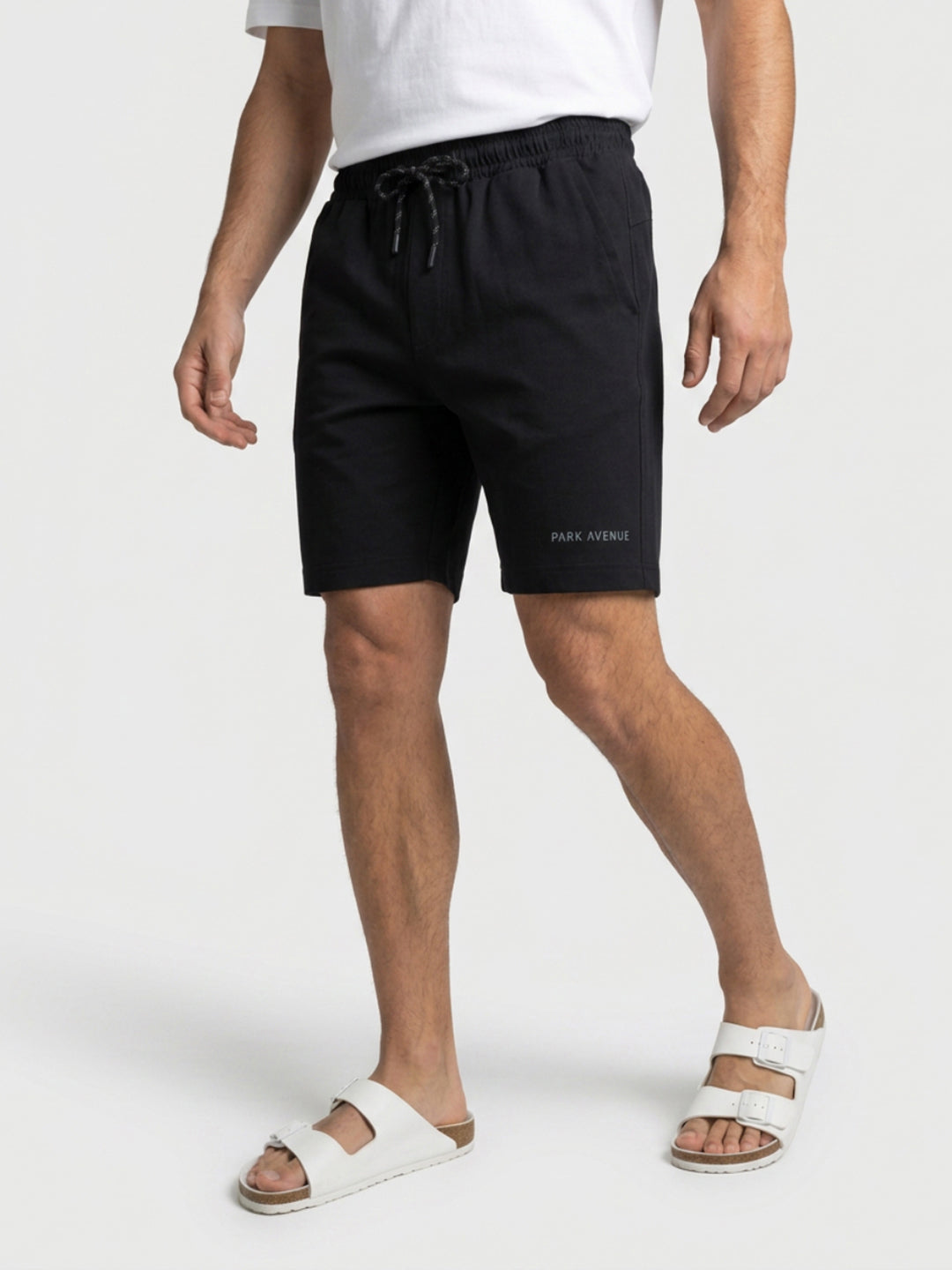 Park Avenue Men Black Shorts