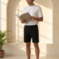 Park Avenue Men Black Shorts