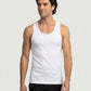 Park Avenue Men White Cotton Vest