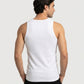 Park Avenue Men White Cotton Vest