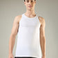 Park Avenue Men White Cotton Vest Pack Of 2