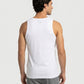Park Avenue Men White Cotton Vest