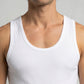 Park Avenue Men White Cotton Vest