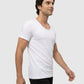 Park Avenue Men White Cotton Vest