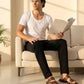 Park Avenue Men White Cotton Vest