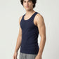 Park Avenue Men Blue Cotton Vest