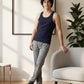 Park Avenue Men Blue Cotton Vest