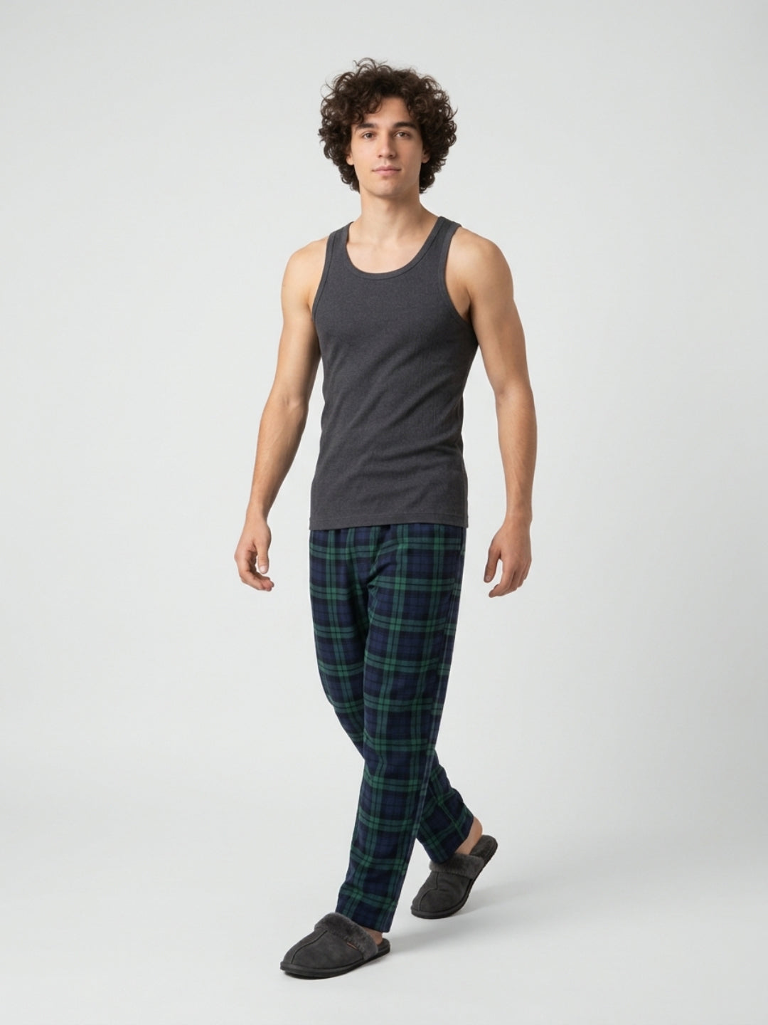 Park Avenue Men Grey Cotton Vest