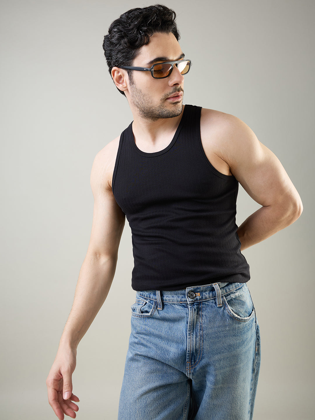 Park Avenue Black Vest
