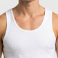 Park Avenue Men White Cotton Vest