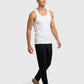 Park Avenue Men White Cotton Vest