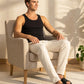 Park Avenue Men Black Bamboo Blend Vest