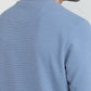 Raymond Men Blue Regular Fit Solid Crew Neck Collar Sweatshirt