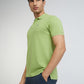 Raymond Green Solid Modern Fit Cotton T-Shirt