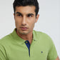 Raymond Green Solid Modern Fit Cotton T-Shirt