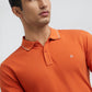 Raymond Orange Solid Modern Fit Half Sleeve Cotton T-Shirt