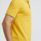 Raymond Yellow Solid Modern Fit Half Sleeve Cotton T-Shirt