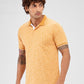 Raymond Yellow Printed Modern Fit Cotton T-Shirt