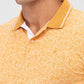 Raymond Yellow Printed Modern Fit Cotton T-Shirt