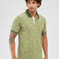 Raymond Green Printed Modern Fit Cotton T-Shirt