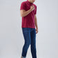 Raymond Maroon T-shirt