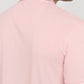 Raymond Men Red Modern Fit Solid Polo Neck Collar T-shirt