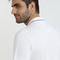 Raymond Men White Modern Fit Solid T-Shirt