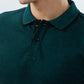 Raymond Men Green Modern Fit Solid T-Shirt