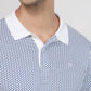 Raymond Men Blue Modern Fit Print T-Shirt