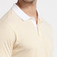 Raymond Men Yellow Modern Fit Print T-Shirt