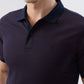 Raymond Men Maroon Modern Fit Print Polo Neck Collar T-shirt