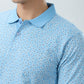 Raymond Men Blue Modern Fit Print T-shirt