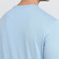 Raymond Men Blue Regular Fit Solid Crew Neck Collar T-shirt