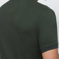 Raymond Men Green Modern Fit Solid Polo Neck Collar T-shirt