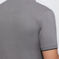 Raymond Men Grey Modern Fit Solid Polo Neck Collar T-shirt